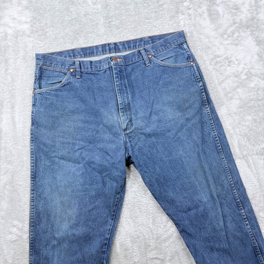 Wrangler Cowboy Cut Jeans Mens 40x32 Blue 13MWZPW Original Straight Leg Denim